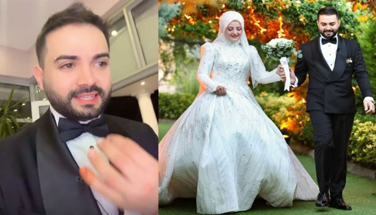 Masal gibi düğün! Sosyal Medyanın gözdesi Kadir Ezildi evlendi