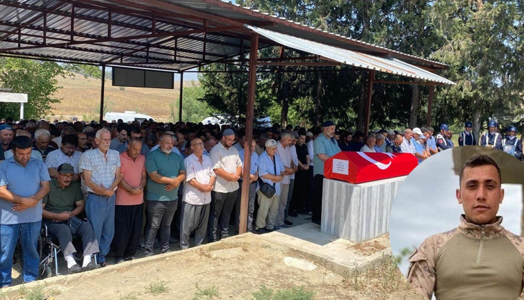 Uzman çavuş son yolculuğuna dualarla uğurlandı