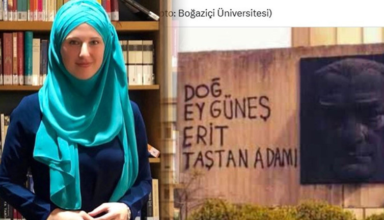 Milat gazetesi çalışanı paylaşımı ile Atatürk'e saldırdı