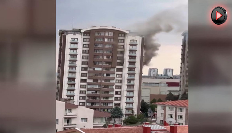 Ankara’da 15 katlı binada yangın! Çok sayıda mahsur kalanlar var