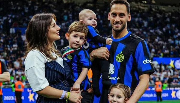 Hakan Çalhanoğlu'nun eşi konuştu: Fenerbahçe...