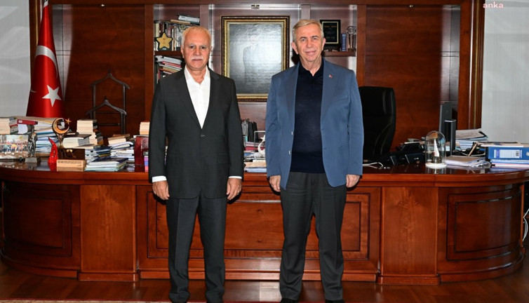 Koray Aydın'dan Mansur Yavaş'a ziyaret