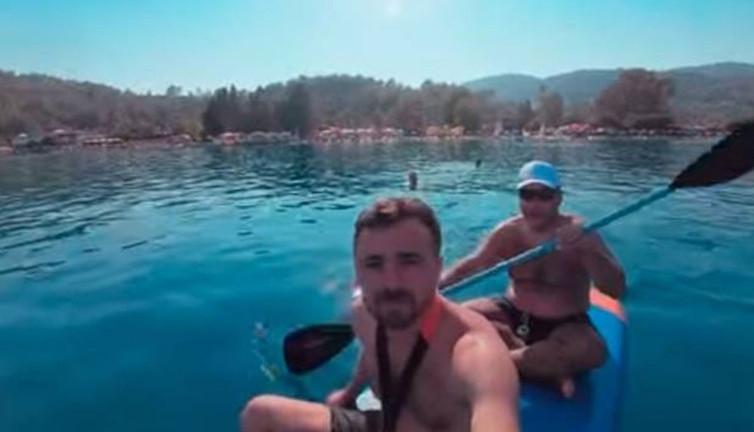 Kürek sörfü ile denize açılan iki kişiden biri kayboldu