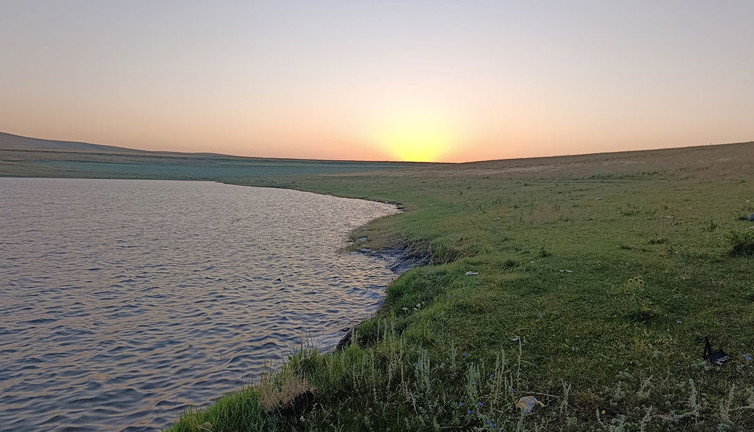 Kars'ta gün doğumu büyüledi
