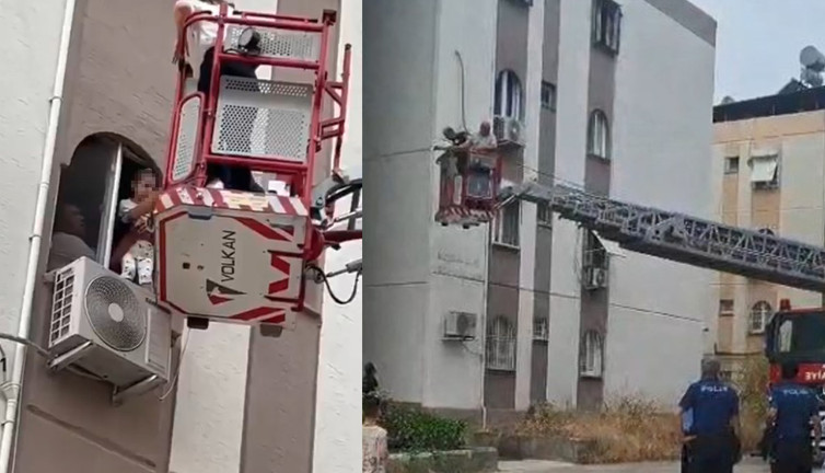 Bunu da yaşadık! Apartmanda merdivenler çöktü: 10 kişi mahsur kaldı