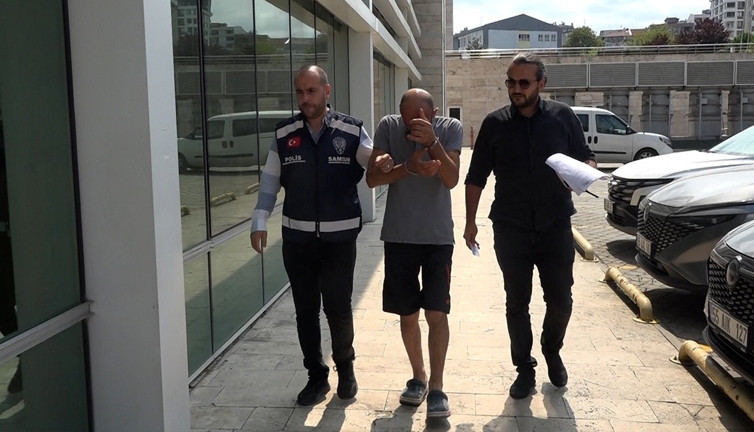 Samsun’da hırsız alarmı! İnşaatta el feneri ile yakalandı