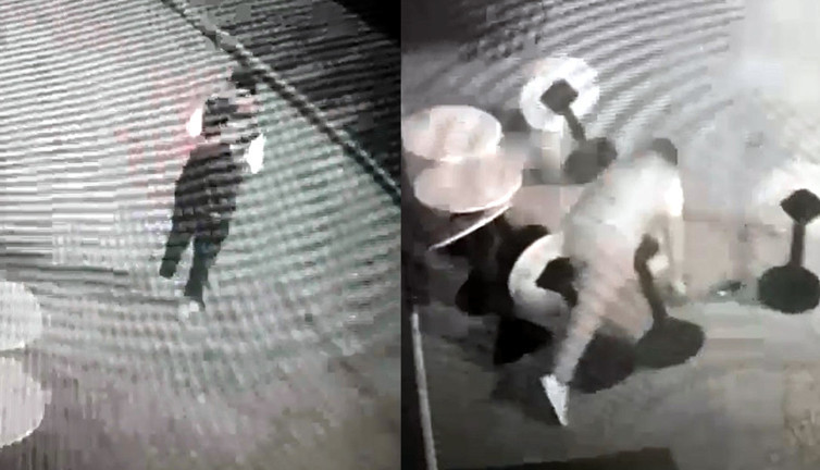 Masaları devirdi, topladı! Kalktı kameraya dönüp özür diledi