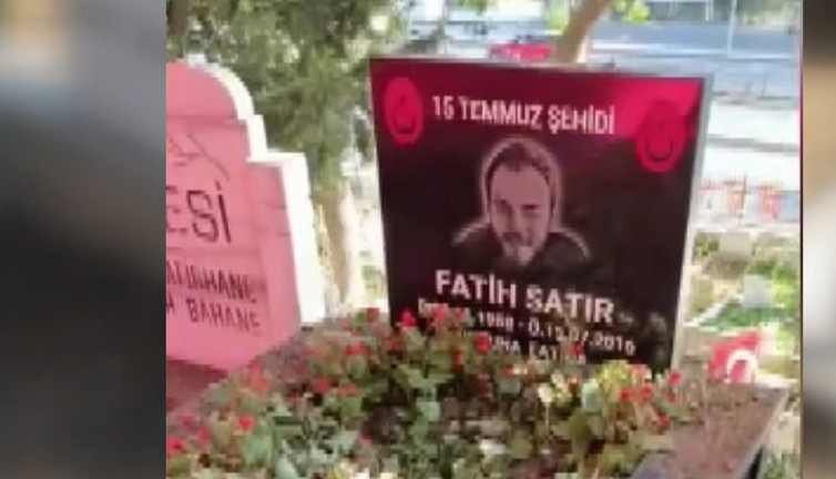 Şehit mezarına bunu da yaptılar! Senin hiç vicdanın yok mu?