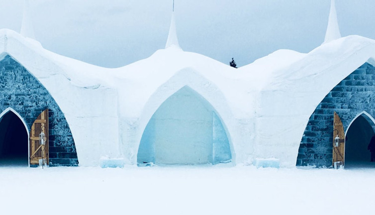 Kış masalı olacak buzdan oteller
