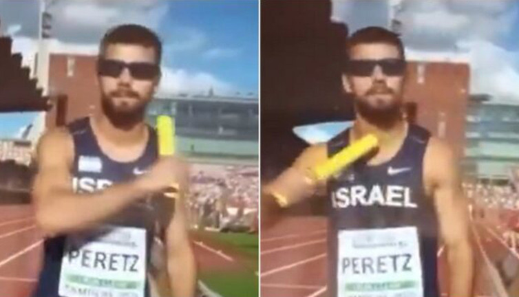 İsrailli sporcu bunu da yaptı! Skandal hareket