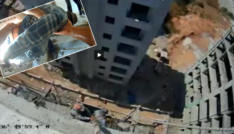 Göğüs kamerası her şeyi kaydetti! Duvar kırıldı: 8’nci katta nefes kesen operasyon