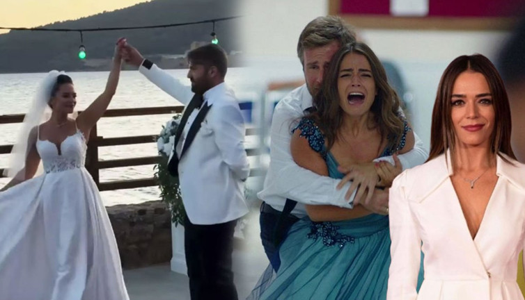 Kırgın Çiçekler'in Feride'si dünyaevine girdi! Gelinliği tam not aldı