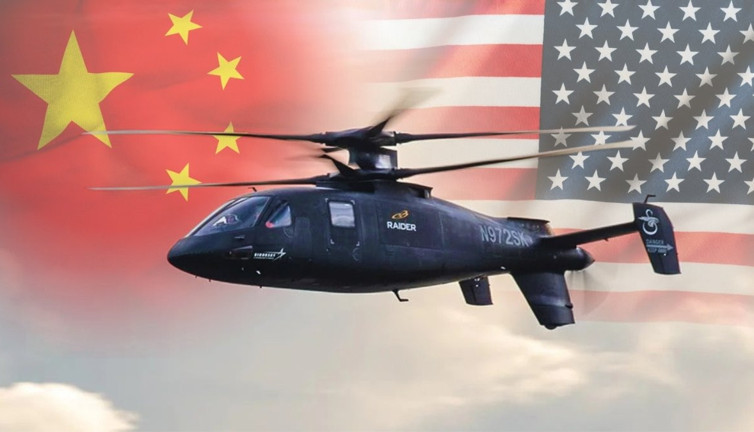 ABD'nin süper hızlı helikopteri Çin'de görüntülendi: Klonlama tartışmaları arşa çıktı
