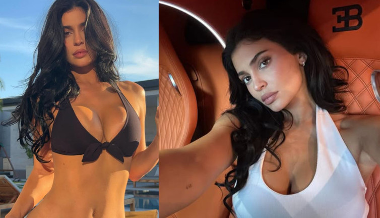 Kylie Jenner fiziğini sergilediği pozlarıyla dikkat çekti!