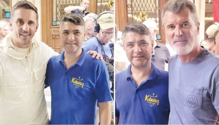 Efsane futbolcular İstanbul’da: Döner kesip hamama girdiler!