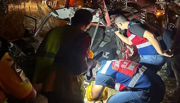 Milas’ta feci son! Otomobil takla atıp ağaca çarptı