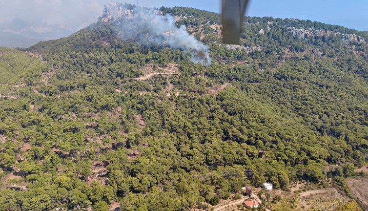 Antalya'da orman yangını: Ekipler seferber oldu!