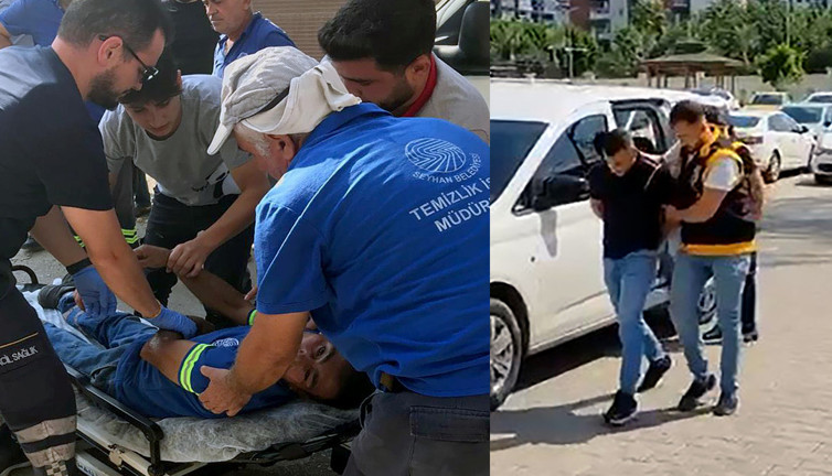 Çöp atma uyarısı pahalıya patladı! Temizlik işçisi hastanelik oldu