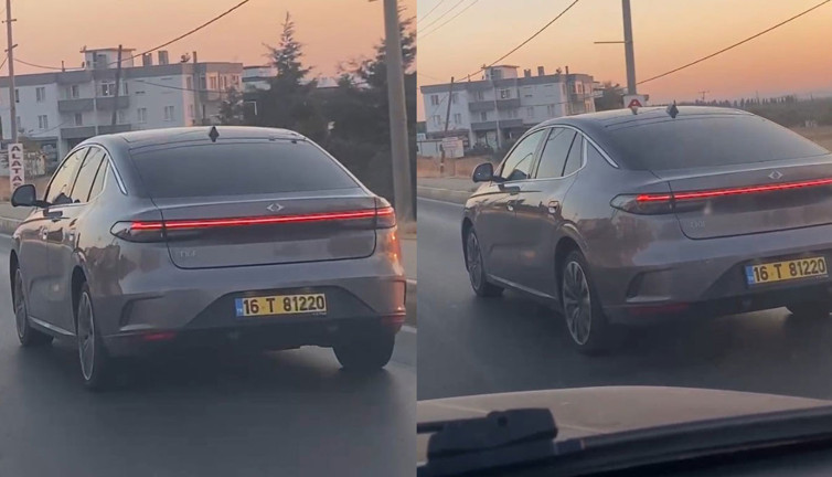 TOGG’un yeni sedan modeli trafikte! Testlerde dikkat çekmişti