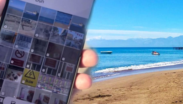 Plaj sapığı! Telefonundan çıkan arşiv mide bulandırdı