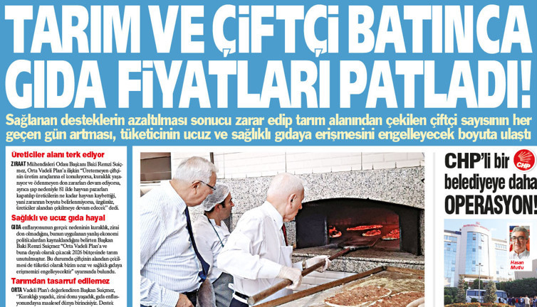 Tarım ve çiftçi batınca gıda fiyatları patladı!