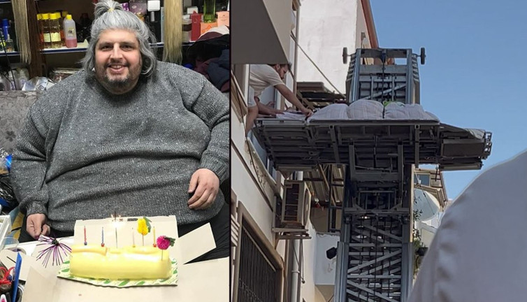 Sevilen esnafa Nazilli’de hüzünlü veda! Cenaze asansörle indirildi