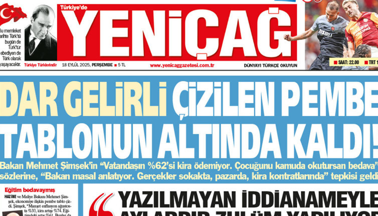 Yeniçağ Gazetesi: Dar gelirli çizilen pembe tablonun altında kaldı!