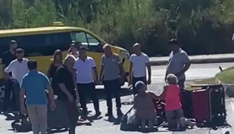 Taksicinin hatası kazayı getirdi! Yaralılar var