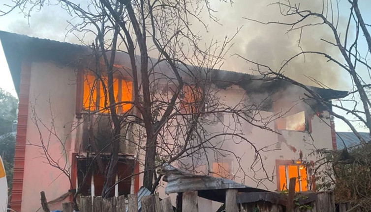 Bolu’da yangın faciası! Yaşlı çift feci şekilde can verdi