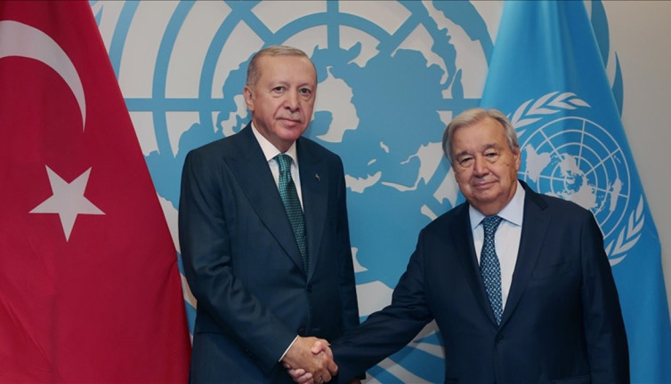 Erdoğan, BM Genel Sekreteri Guterres ile görüştü