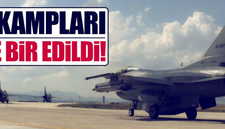 PKK kampları yerle bir edildi