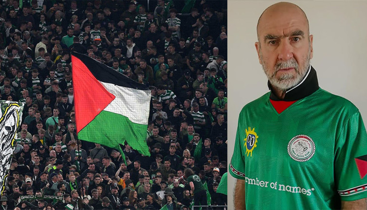 Eric Cantona'dan Filistin'e formalı destek