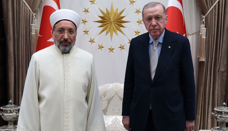 Yeni Diyanet İşleri Başkanı'ndan Erdoğan'a ziyaret!