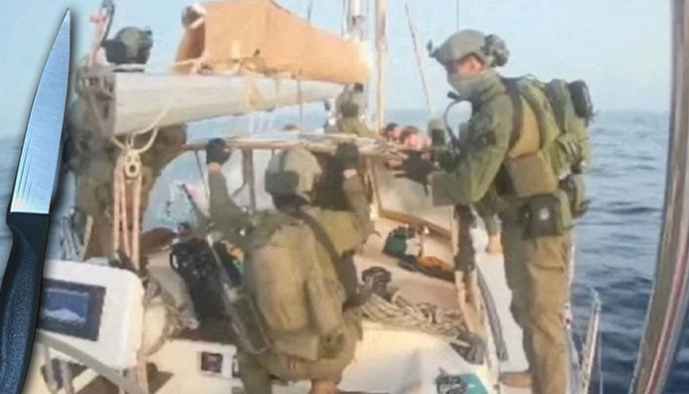 İsrail askerleri teknelerdeki mutfak bıçağından korkmuş
