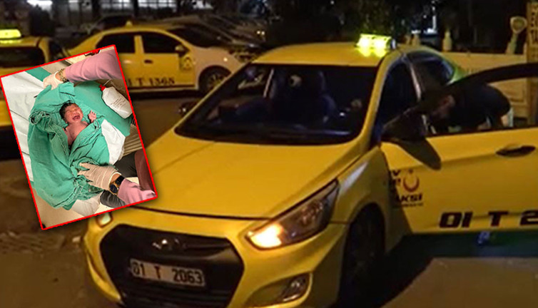 Adana'da yaşandı! Suriyeli kadın takside anne oldu! Kordon bağı araçta kesildi