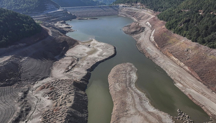 Bursa'da baraj doluluk oranı yüzde 1'in altına düştü