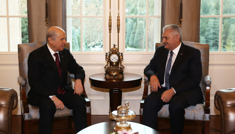 Yıldırım ve Bahçeli Başkanlık'ta anlaştı