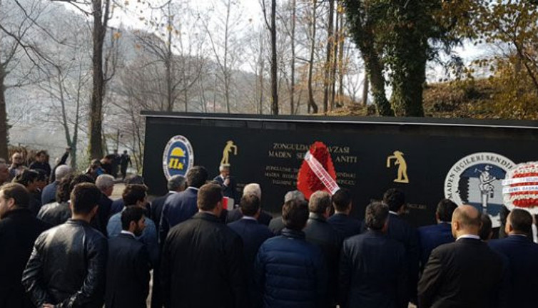 İYİ Parti Zonguldak'ta madencilerle bir araya geldi