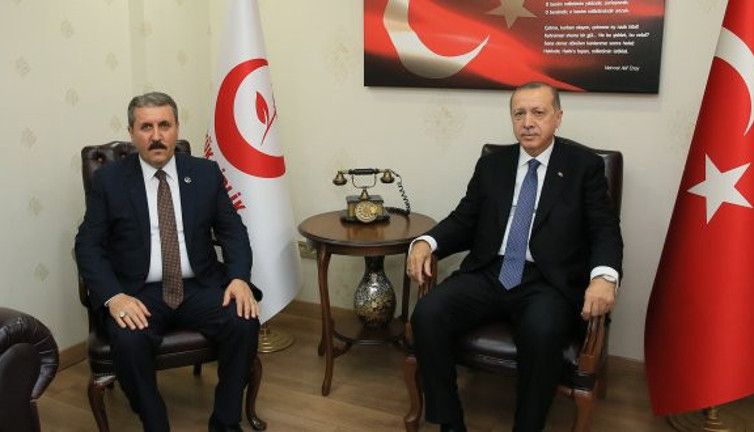 Erdoğan-Destici görüşmesi sona erdi