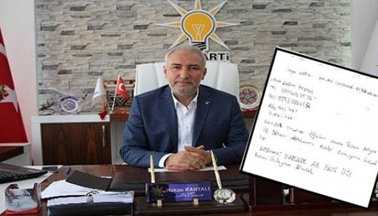 AKP’li ilçe başkanı torpil faksını yanlışlıkla CHP’li vekile attı