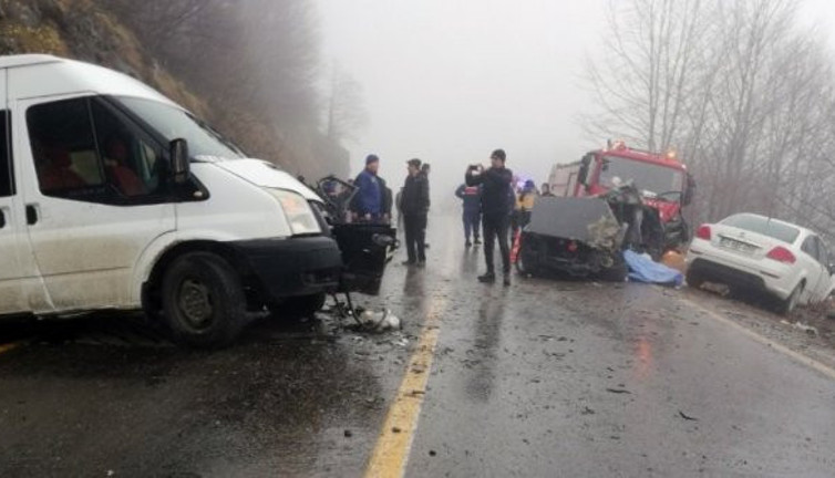 Ordu'da kaza: 2 ölü, 4 yaralı