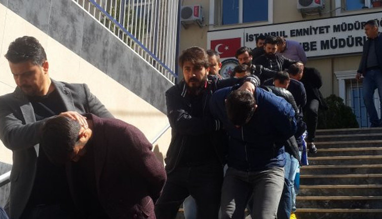İstanbul'da 26 kişilik gasp çetesine operasyon
