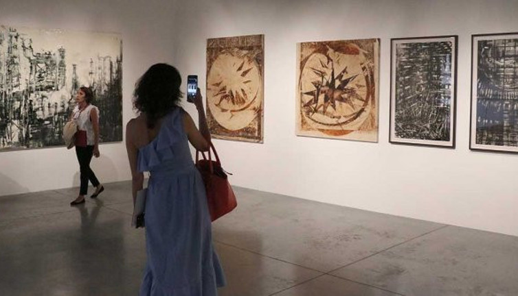 Canan Tolon sergisinde çocuklara yönelik atölye