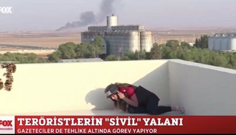 Keskin nişancılar Fox muhabiri Öznur Aslan'ı hedef aldı