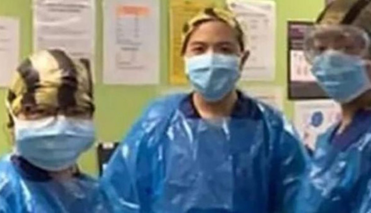 Ekipman olmadığı için çöp poşeti giydirdiler, göz göre göre virüs kaptılar!