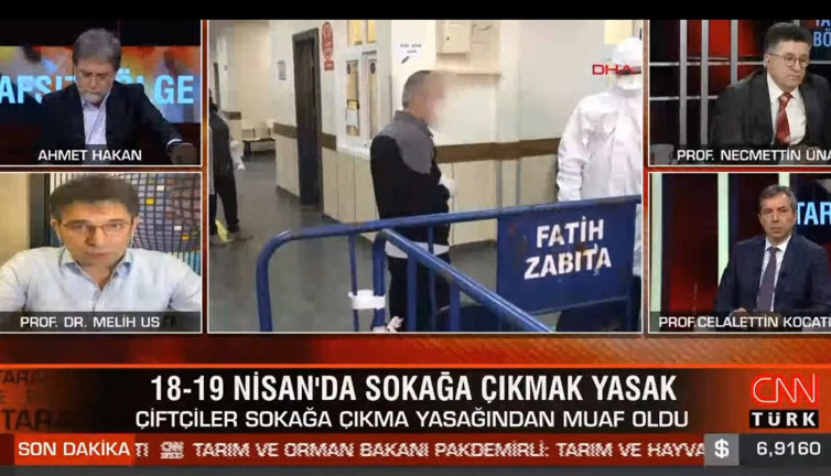 Canlı yayında korkutan tahmin: "10 gün sonra Türkiye'deki hasta sayısı 170 bini bulacak"