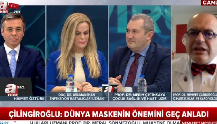 Prof. Mehmet Çilingiroğlu'nun A Haber'de Atatürk isyanı! Sunucuya müdahale ettirmedi