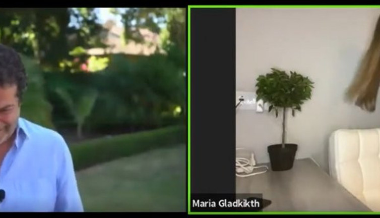 Cüneyt Özdemir ile Maria Gladkikh arasında canlı yayında imalı ayıp konuşmalar