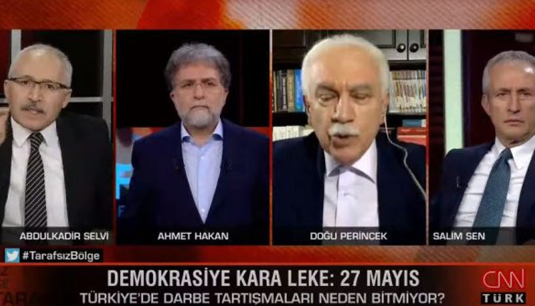 Abdulkadir Selvi ve Doğu Perinçek arasında 'utan' kavgası: Ahmet Hakan canlı yayında dondu kaldı