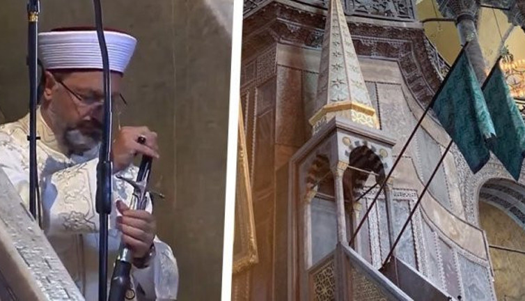 Hutbede kılıç geleneği nedir? Yeşil Sancak ne anlama geliyor?